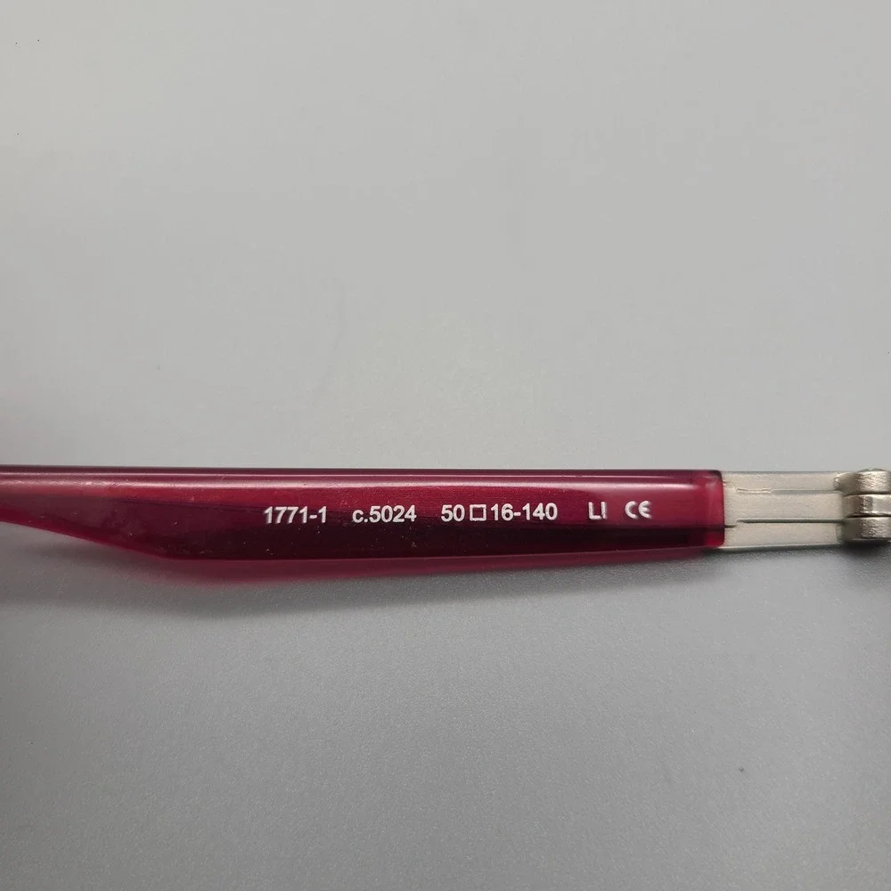 ProDesign Denmark 1771-1 c.5024 Eyeglass Frames Burgundy Purple 50-16-140 Japan